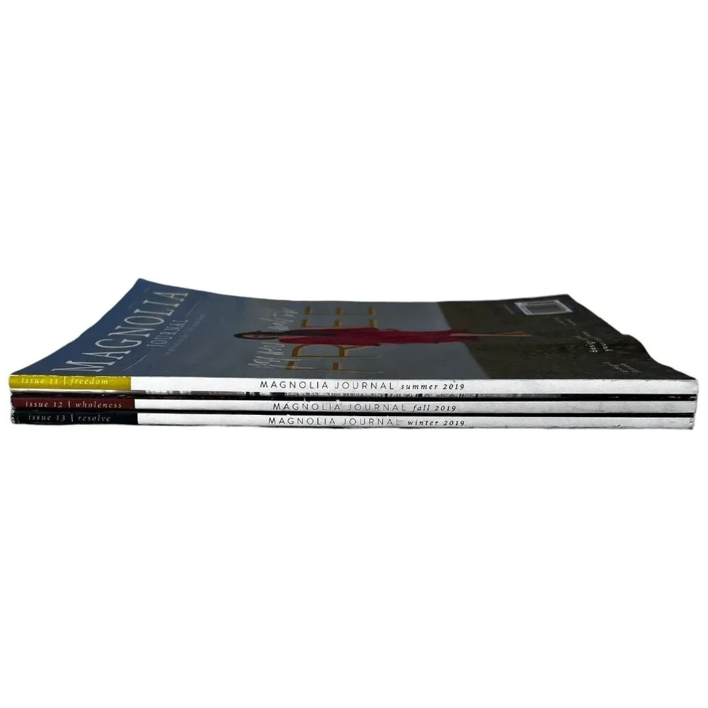 2019 The Magnolia Journal Magazine Summer Fall‎ Winter Back Issues 11 12 13
